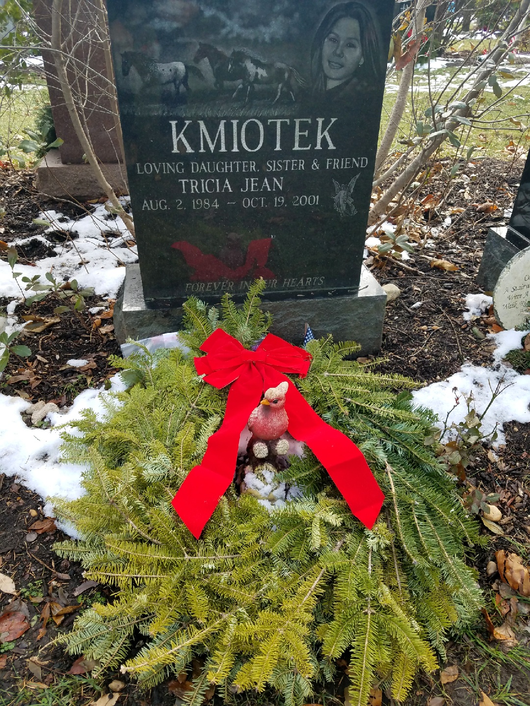 Memorial for Tricia Jean Kmiotek — forever in our hearts